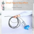 DDWD Sewer Dredge Blue cranked Wire Spring Pipe Dredge Kitchen Sink