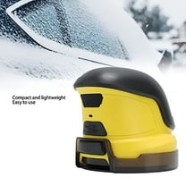ZEPARO Portable Cordless Electric Scraper, Rechargeable Car Windshield Snow Remover with Rotating Disc for Automotive Glass, Ice, Snow & Frost Removal