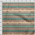 thumbnail image 4 of oneOone Viscose Jersey Dark Beige Fabric Merry Christmas Craft Projects Decor Fabric Printed By The Yard 60 Inch Wide, 4 of 5