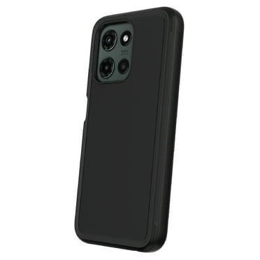 onn Rugged Phone Case for Samsung Galaxy moto g 2025, Black