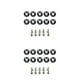 thumbnail image 1 of Kenally Juego de arandelas de tornillos para coche de 10 piezas, juego surtido de arandelas, accesorios modificados para actualización de Negro 2piezas, 1 of 6