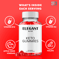 thumbnail image 6 of Elegant Keto Gummies Advanced 1000MG ACV Formula for Fitness and Health 300 Gummies, 6 of 9