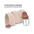 thumbnail image 4 of Stretch Braided Woven Belts without Holes, Elastic Casual Belts for Men and Women by Umo Lorenzo, 4 of 5
