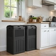 thumbnail image 2 of Homall Homes 2 Pcs 36 Gallon Trash Can Plastic Kitchen Trash Can, 2 of 7