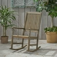 thumbnail image 4 of Reynard Outdoor Acacia Wood Rocking Chair, Gray, 4 of 8