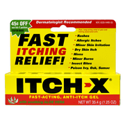Itch-X Fast Itch Relief Gel with Aloe Vera, 1.25 oz
