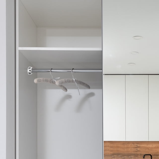 FUTUREORYY 10Ud Soportes De Barra Para Closet Uso Doméstico Acero Inoxidable Color Plata
