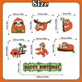 thumbnail image 2 of Fiesta de cumpleaños de Cake Topper EQ Evairisqing Sloth, 2 of 5