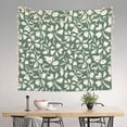 thumbnail image 2 of Pofeuu Flowers With Leaves Print Wall Tapestry Decoration Wall Hanging Tapestry 60 x 51 Inch, 2 of 6