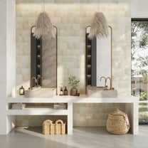 Zahara 6x6 Creamy off-white Porcelain Zellige Square Wall and Floor Tile (5.38 sq ft/case) - 22 Pack