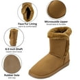 thumbnail image 5 of Alpine Swiss Mindy Women’s Winter Boots | Short Faux Shearling Boot | Warm Comfortable Micro Suede | Anti-Slip Sole | Stylish Fall & Winter Footwear, 5 of 8