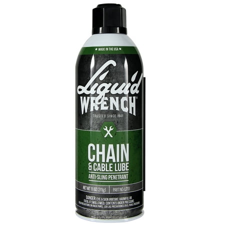 Liquid Wrench Chain & Cable Lube, 11 oz Aerosol (Best Motorbike Chain Lube)