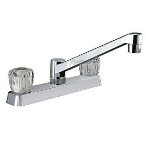 Dura Faucet (DF-PK600A-CP) Two Handle RV Kitchen Faucet - Chrome Polished Finish