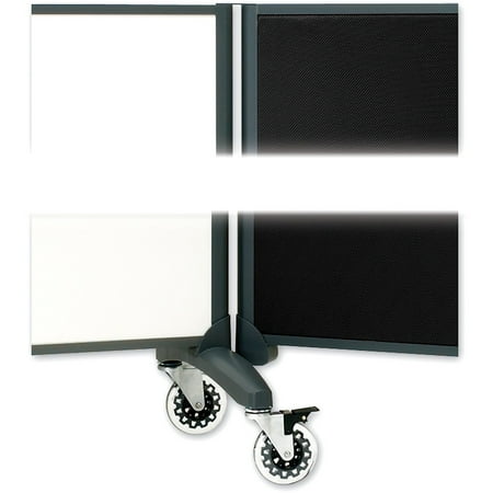 Quartet Connector Kit, F/ Rolling Room Dividers, Connects 2, Black