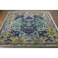thumbnail image 2 of Hauteloom Atglen Wool Living Room, Bedroom Area Rug - Traditional - Denim, Teal, Tan - 12' x 15', 2 of 12