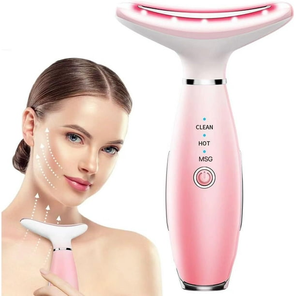Masajeador facial TLINNA de 7 colores con terapia de luz roja con tratamiento térmico