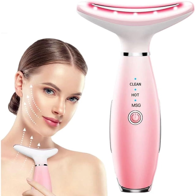 Masajeador facial TLINNA de 7 colores con terapia de luz roja con tratamiento térmico