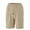 Khaki, variant on Men's Clothing Dgankt Men's Solid Color Micro Stretch Towel Jacquard Fabric Casual Fashion Tie Waist Pocket Composite Shorts Beach Shorts