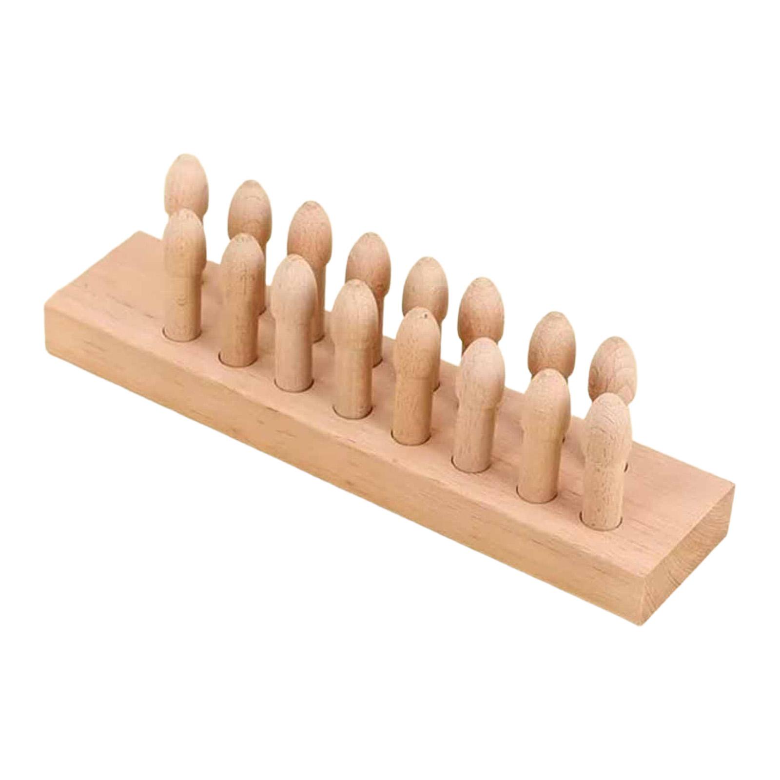 EHJRE Foot Acupressure Tool,Acupoint Massages Tool,Wooden Feet Massage Board Reflexology Massages for SPA Home Muscle Floor Elderly Double Rows