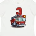 thumbnail image 4 of Inktastic 3rd Birthday Fire Truck Boys or Girls Toddler T-Shirt, 4 of 5