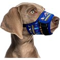 thumbnail image 1 of Dog Muzzle S - Adjustable Soft Breathable Tribal Nylon Mouth Guard Cover for Small, Medium and Large Dogs, Anti Chew, Bark, 1 of 5