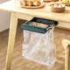 thumbnail image 4 of Bolsa colgante retráctil para almacenamiento de cocina, carrito metálico plegable con ruedas, colgador para lavabo, organizador de baño multifuncional portátil de 2 niveles, para oficina, de, 4 of 8