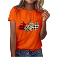 thumbnail image 2 of WAIIMAK Womens Tops Short-Sleeved Round Neck T-Shirt Cute Printed Tees Spring/Summer Basic Blouse, 2 of 5