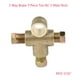thumbnail image 3 of Kenally Rendimiento eficiente dorado con 3 tuercas M10 316 Adaptador de tubería Línea de freno de 3 vías Conector de manguera en T en Vehículos, repuestos y accesorios Mis, 3 of 6