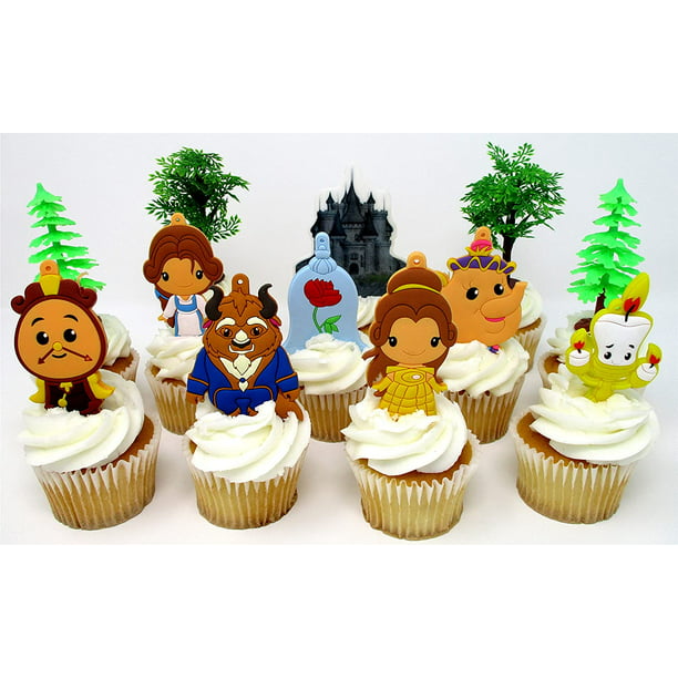 Spielzeug 5 Disney Figures From Beauty And The Beast Cake Toppers Make Your Own Decortions Triadecont Com Br