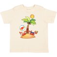 thumbnail image 3 of Inktastic Summer Beach Scene with Cute Crabs Playing Boys or Girls Toddler T-Shirt, 3 of 5