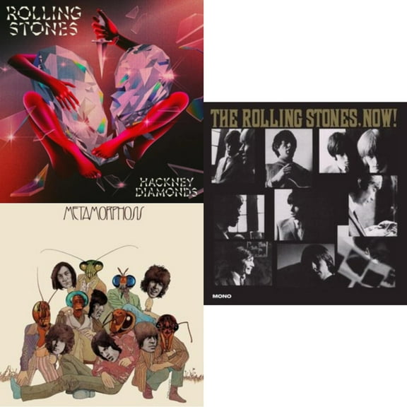 Hackney Diamonds & Metamorphosis & Rolling Stones, Now! [LP Vinyl Bundle]