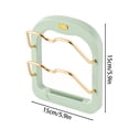 thumbnail image 3 of Estante de Pared para Tapas de Ollas – Estante de Cocina Sin Perforaciones para Tablas de Cortar, Tablas de Picar y Utensilios, Organizador Multifuncional para Un Almacenamiento Ordenado En La Encime, 3 of 6