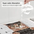 thumbnail image 6 of Balery Design Name Drying Mat For Kitchen Counter, 18x24 Inch Summer Ultra Absorbent Home Dish Drainer Mats Plate Holder, 6 of 9