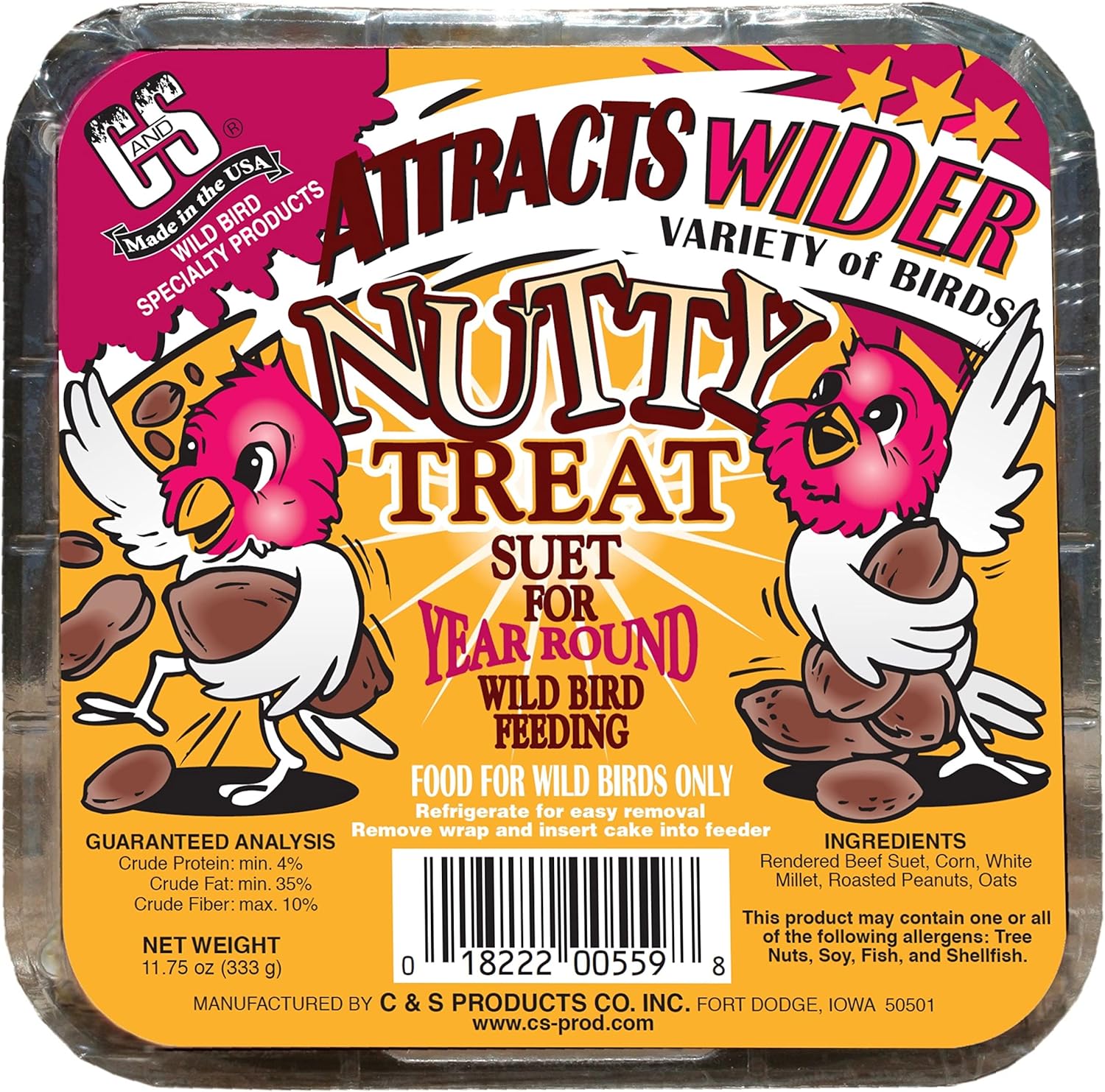 C And S Products Co Inc P-Nutty Treat Picture Label 11 Ounce