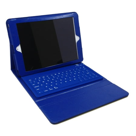 Bluetooth Keyboard Folio for iPad Air- Blue