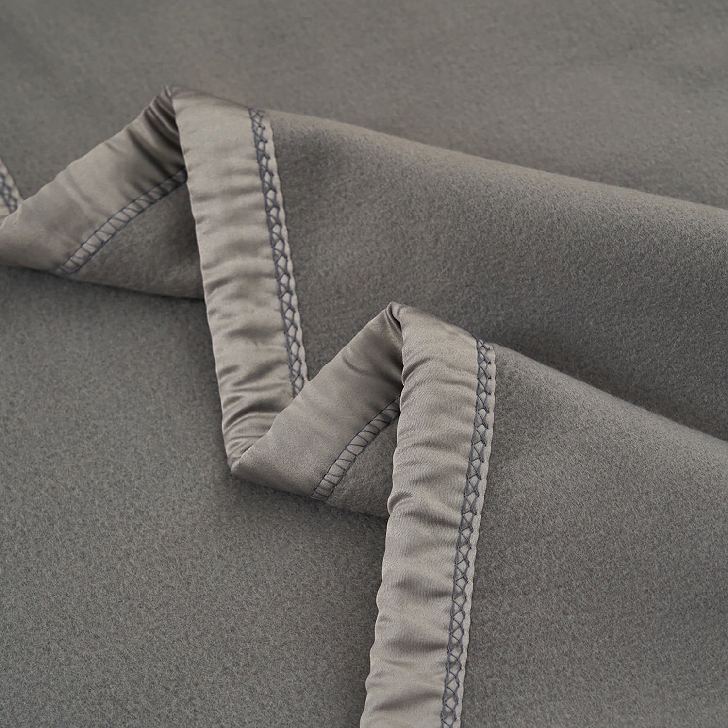 JML Cozy Soft Fleece Throw Blanket With Satin Binding Edges,Throw Blanket for Couch & Sofa,50"x60"