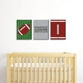 thumbnail image 2 of Big Dot of Happiness End Zone - Football - Sports Themed Wall Art and Kids Room Decorations - Gift Ideas - 7.5 x 10 inches - Set of 3 Prints, 2 of 8