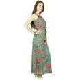 thumbnail image 4 of Bimba Classic Tie & Dye Maxi Gown Long Dress With Side Slits, Holiday Clothing, 4 of 6