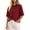 Red, variant on Maplenight Striped T Shirts for Women Crew Neck Half Sleeve Tee Shirts Relaxed Fit Casual Weekend Walk Lightweight Basic Tops