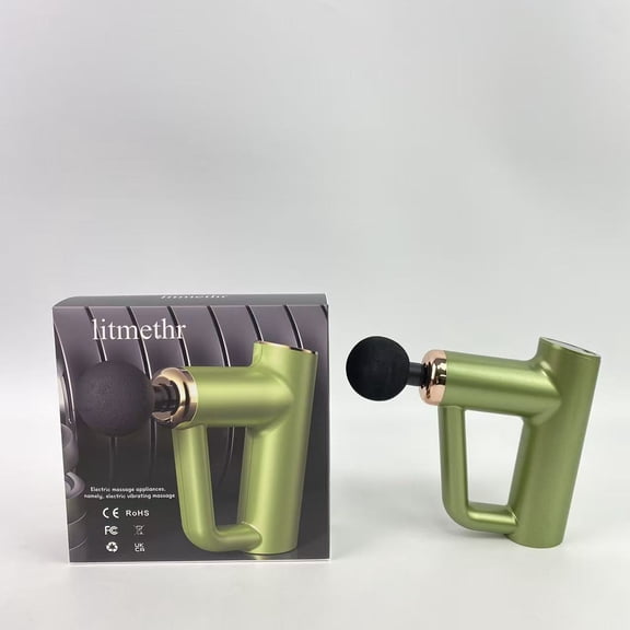litmethr Electric massage appliances, namely, electric vibrating massage,Deep Tissue Percussion Massager for Athletes,Handheld Body Back Muscle Massager Gun