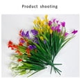 thumbnail image 4 of OAVQHLG3B 3 Bundles Calla Lily Artificial Flowers for Outdoors, Fake Plants UV Resistant Faux Plastic Fake Flowers for Indoor Planter Home Porch Yards Summer Cemetery Spring Decor(Orange), 4 of 6
