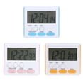 thumbnail image 4 of Batería de Cocina Alarma de temporizador de cocina digital LCD eléctrica multifunción de 5 piezas (azul), 4 of 6