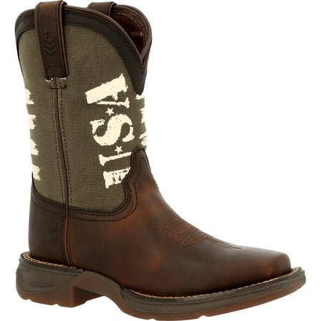 

Lil Durango Little Kids Army Western Boot Size 10(M)