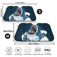 thumbnail image 2 of Goofa Shark Printed Car Windshield Sunshade,Foldable Reflective Sun Visor,UV Protection Heat Blocker Sunshade,Car Cooling Accessory-, 2 of 7