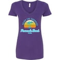 thumbnail image 3 of Inktastic Summer Enjoy the Sunshine Pensacola Beach Florida in Blue Women's V-Neck T-Shirt, 3 of 5