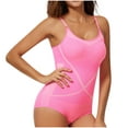 thumbnail image 2 of Viluyesy Womens Shapewear Bodysuit, Seamless Tight Fit Butt Lifter Tummy Control Casual Yogo Trainer Jumpsuit Pink L, 2 of 4