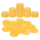 thumbnail image 1 of Uxcell 300 Paquete de Fichas de Póker de Plástico de 1.5 Pulgadas, Mini Fichas de Bingo, Contadores de Conteo, Marcadores de Discos Opacos para Juegos, Amarillo Claro, 1 of 7