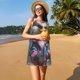 thumbnail image 3 of Balery Lady Duck Vestidos de verano para mujer con estampado: vestido holgado sin mangas, vestido playero informal y cómodo para días calurosos., 3 of 7