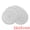 Silver, variant on Unique Bargains 6Pcs Round Woven Decor Indoor Outdoor Placemats Silver 15x15inch