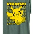 thumbnail image 3 of Pokémon - Pikachu Stack Katakana - Women's Short Sleeve Graphic T-Shirt, 3 of 5